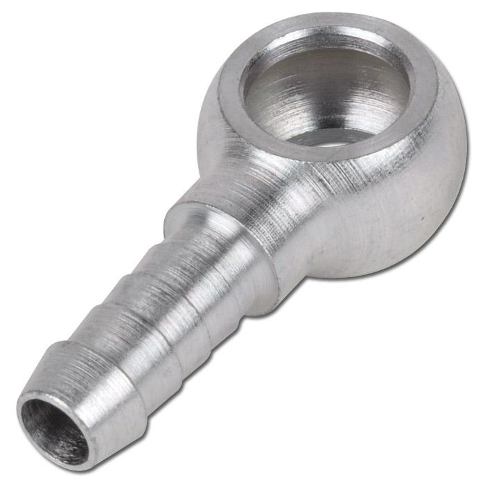 Slangnippel - med ringögla - DIN 7642 - förzinkat stål