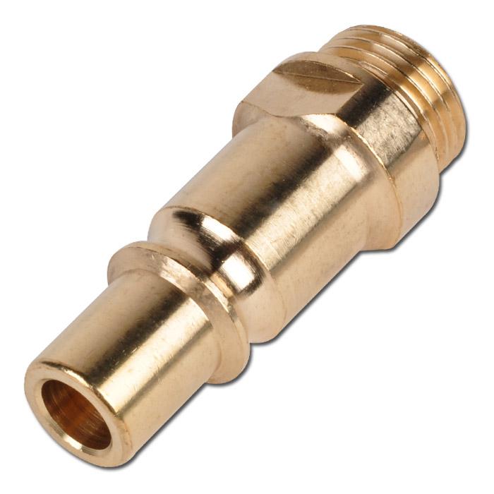 Plug For Quick Coupling DN 12 - MS - With Male Thread