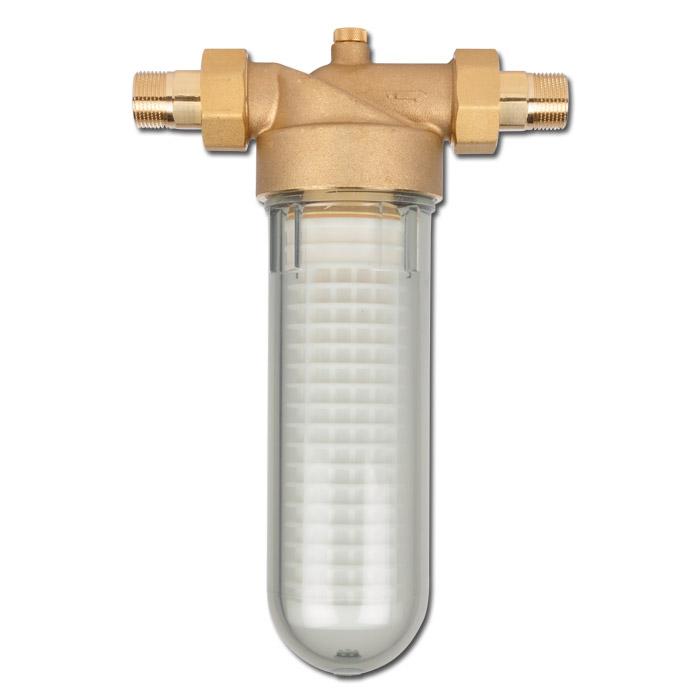 Filtre fin pour eau potable et sanitaire - PN 16 - laiton