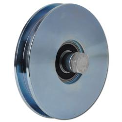 Rulle - galvaniseret stål - vinkelrille - kugleleje - hjul Ø 50 til 197 mm - bæreevne 70 til 330 kg