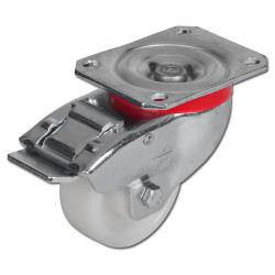 Heavy-duty castors load 200-400kg - Polyamide - with double stops - temperature