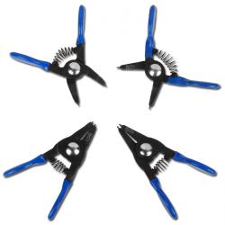 Snap Ring Plier Set For Small Circlips - 4-Piece