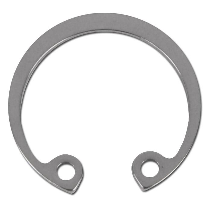 Circlip - stainless steel - for drillings - similar DIN 472