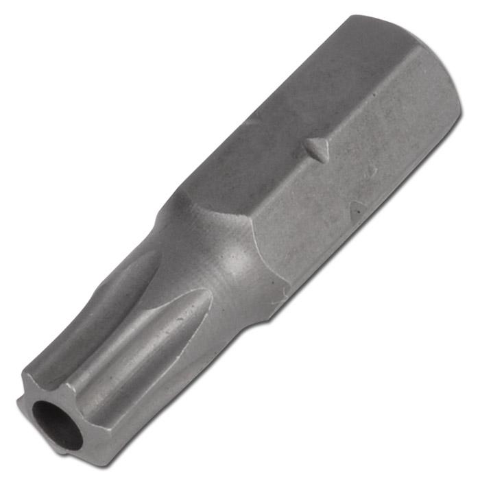 Bit T-Profil - mit Bohrung - 30 mm lang - 5/16" - Chrom-Vanadium-Stahl