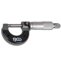 Mikrometer "BGS" 0,01 mm måleområde 0-25 mm