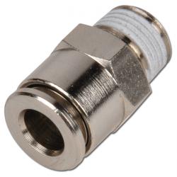 Straight screw-in connector - with conical thread - Series CV