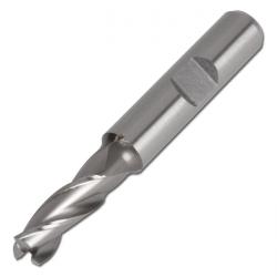 End Mills HSS Co8 - For Steel, Cast, Copper, Brass - DIN 844-K - Type N - With C