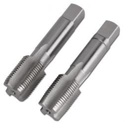 Hand Tap Set - 2 Pieces - For Whitworth-Pipe Thread - G1/8-G2 - HSS - DIN 5157 -
