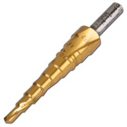 Step Drill - Boring 4-40,5 mm - TiN-belagt - universal - SPI