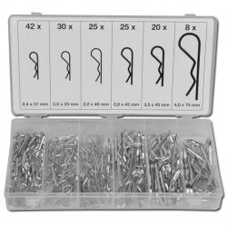 Spring and Cotter Pin Assortment, 150-Pieces