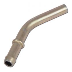 Nipplo per tubo flessibile - con ugello per tubo -  arco piegato a 45 ° - acciaio zincato