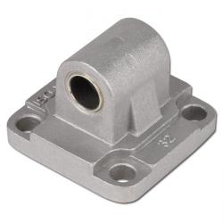Svingmontering klaff - aluminium eller rustfritt stål 1,4401 - for sylindere ISO 15552 og ISO 21287 Kompakte sylindere