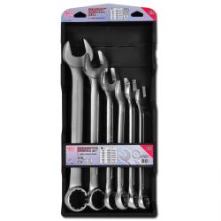 Ratchet Ring Wrenches "BGS" - CV-Steel - SW 34 To 50mm -6-Pieces - DIN 3113A - "