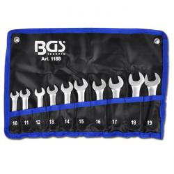 Ring Wrench Set - "Short" - 10-Partite - 10 To 19 mm