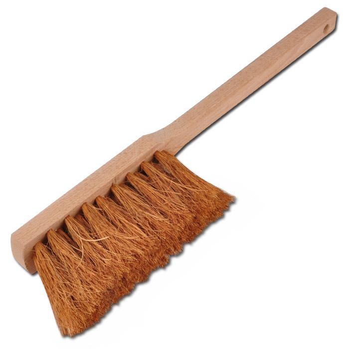 Industrial hand brush - bristles from coconut - 280 / 450 mm - unpainted