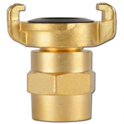 GK garden hose quick-release couplings - with screw connection - inner hose diameter 1/2, 3/4 and 1 inch\n