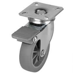 Apparathjul - glidlager - hjulbana gummi - till 60 kg