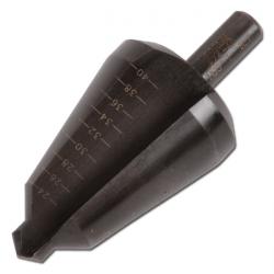 Conical Drill Bits "HSS" - Bore Range 3-61 mm - Tenifer-Coated - Straight Groove