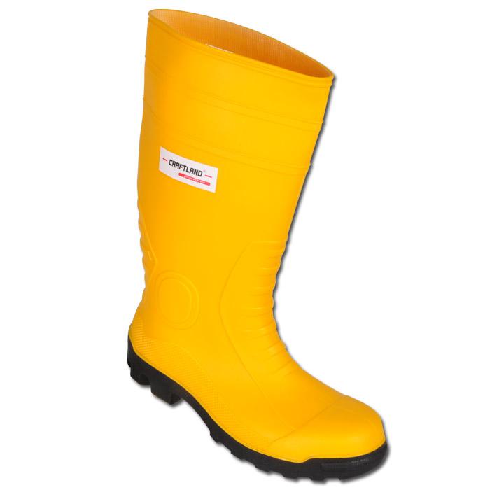 Boots "EUROMASTER"  - Material PVC/Nitrile - Color Yellow/Black - Norm EN 345 S5