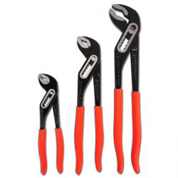 Water pump pliers set - 3 pieces - length 160 mm to 315 mm