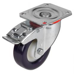 Apparathjul TORWEGGE - länkhjul - elastisk PU - kullager