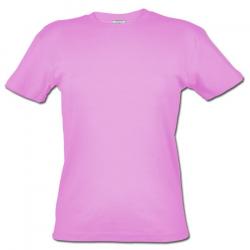 Restposten - T-Shirt - Gr. L - rosa - 100% BW, 220 g/m² - "Premium" Fitted mit Rundhals -  bei 40°C waschbar