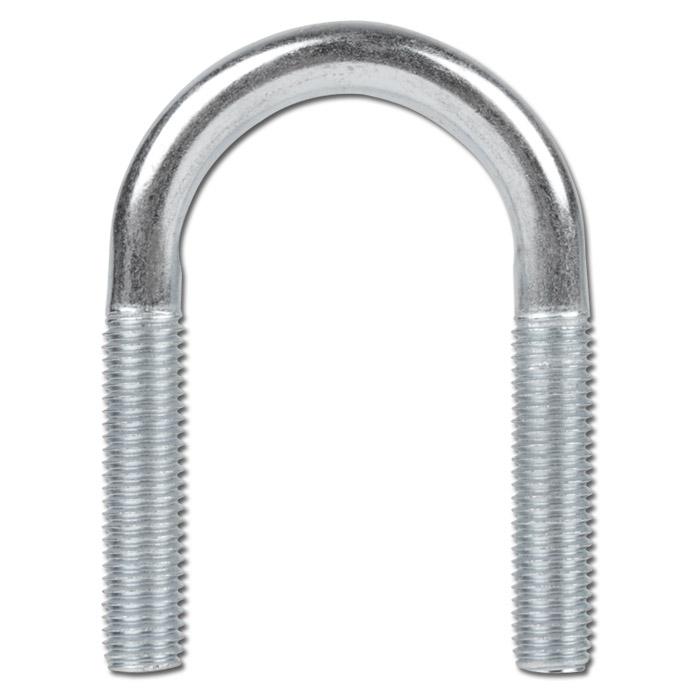 Bride de fixation pour collier de serrage - en acier galvanisé - Ø diamètre 18 à 521 mm - avec filetage M 8 à M 24 - prix à la pièce
