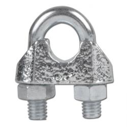 Wire rope clamp - galvanized steel - DIN 741