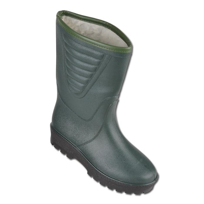 Winter Boots "POLAR"- PVC  Boots - Color Olive Green/Black