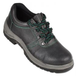 Safety Shoes "SCHWERIN" - Leather / Textile Interior Lining - Color Black - Norm