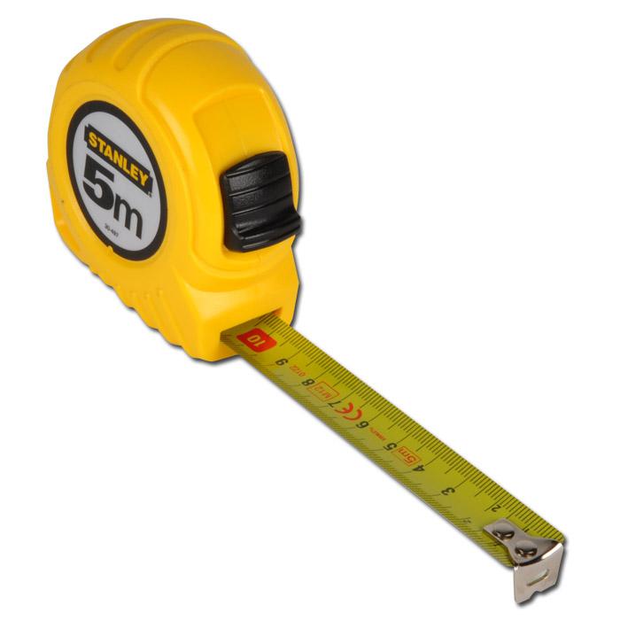 STANLEY - roll tape measure - length up to 8m - tape width up to 25mm