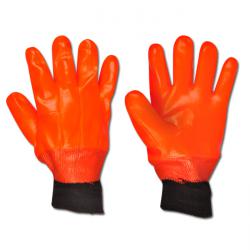 Arbeitshandschuh"Eskimo" - PVC und Schaumstoffisolierung - Farbe orange  - Norm EN 388/Klasse 3221/EN 511