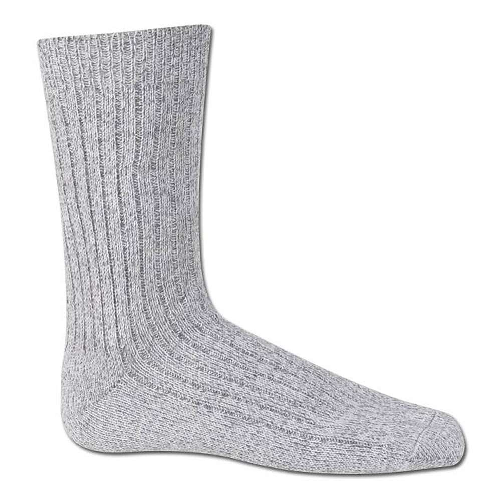 Work Socks "NORWEGER" - 80% Wool/10% Polyacrylic/10% Polyamide - Light Greying
