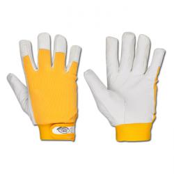 Work Gloves "KHANPUR"-  Nappa Leather With Soft Fleece Lining - Color Nature - N