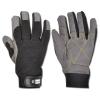 Vinter handske "Rigger" - syntetisk læder - sort / grå