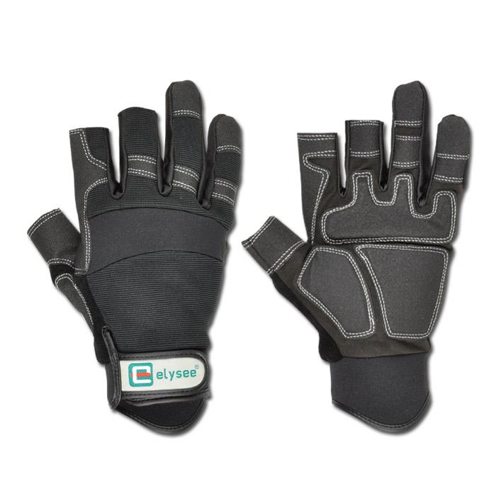 Work Gloves "Carpenter" - Atificial Leather - Black - Norm EN 388 / Class 4131