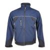 Soft shell jacket "GAMMA" - 100% polyester - blue/black