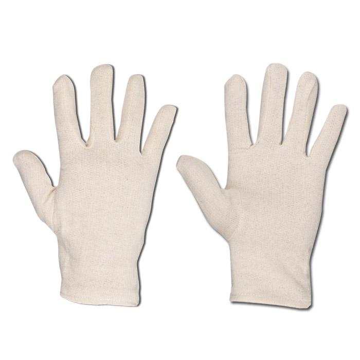 Jersey Schutzhandschuh "Urumchi" - Baumwoll-Jersey - Farbe weiß - Norm EN 388 / Klasse 1010
