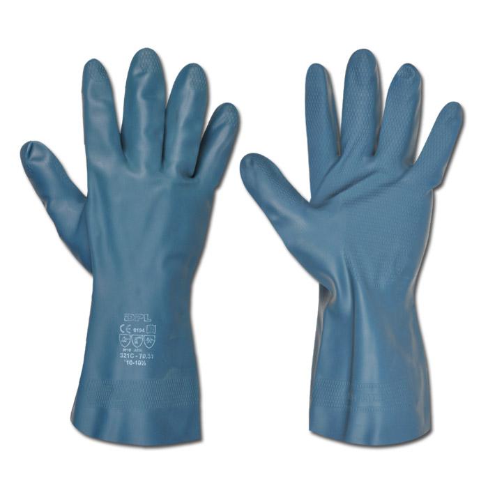 Work Gloves "Freemann" - Neoprene / Latex - Black - Norm EN 388/Class 3110/EN 37
