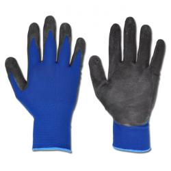 Work Glove "LAFOGRIP" - Terylene - sort / blå - EN 388 / Klasse 3131