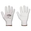 Work Gloves " Leshan" - Fine Knitted Dyneema With PU-Coating - White Color - Nor