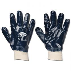 Work Glove "Mariner" - fine strik med nitril - Farve Blå - Norm EN 388 / Klasse 4121