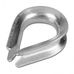 Fingerbøl - galvaniseret - form B - a 3,0 til 10,0 mm - l 19,0 til 30,0 mm - c 12,0 til 20,0 mm - PU 25 til 100 stk - pris pr.