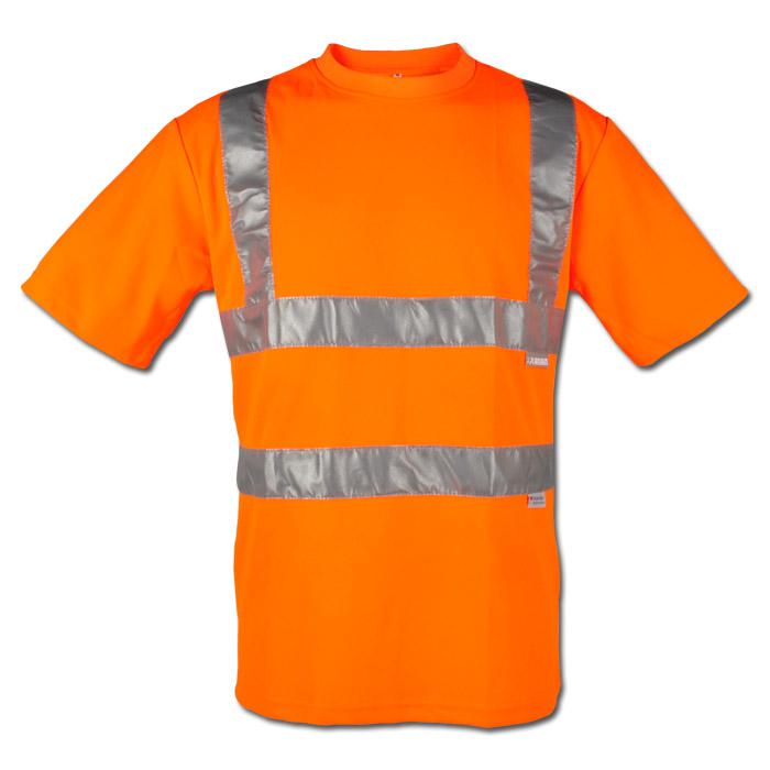 Advarsel T-Shirt "synlighet" - 82% Polyester / 18% Bomull - EN 471