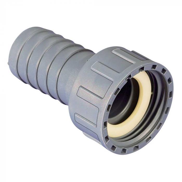 Hose nozzle with union nut - internal thread - PP - various designs