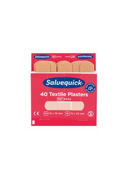 Plåster Salvequick® - elastiska - förpackning 6 stycken à 40 plåster