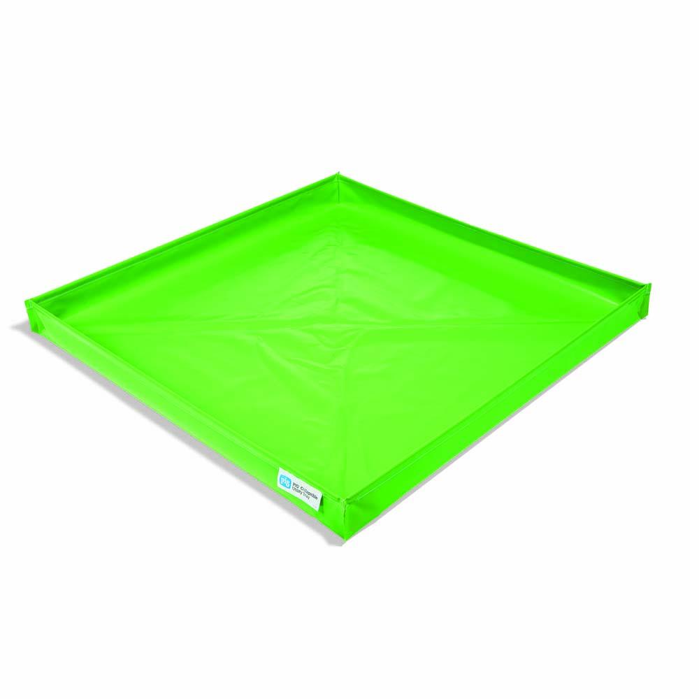 PIG® Collapsible drip tray - PVC - 46 x 46 x 12 to 122 x 122 x 12 cm - 25 to 178 l - Price per piece