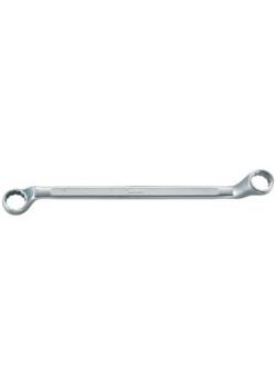 Double ring wrench - 6x7 mm to 41x46 mm - deep offset - DIN838