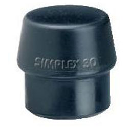 Schonhammerkopf SIMPLEX -Gummi - Kopf-Ø 30 bis 80mm - Halder