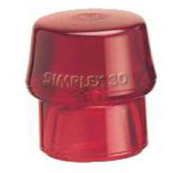Schonhammerkopf SIMPLEX - Plastik - Kopf-Ø 30 bis 60mm - Halder